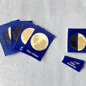 Moon Phases Learning Binder Printable Solar System Busy Book Montessori ...