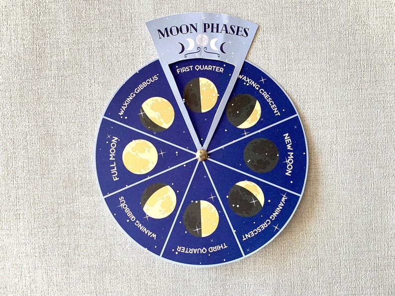 Moon Phases Learning Binder Printable Solar System Busy Book Montessori ...