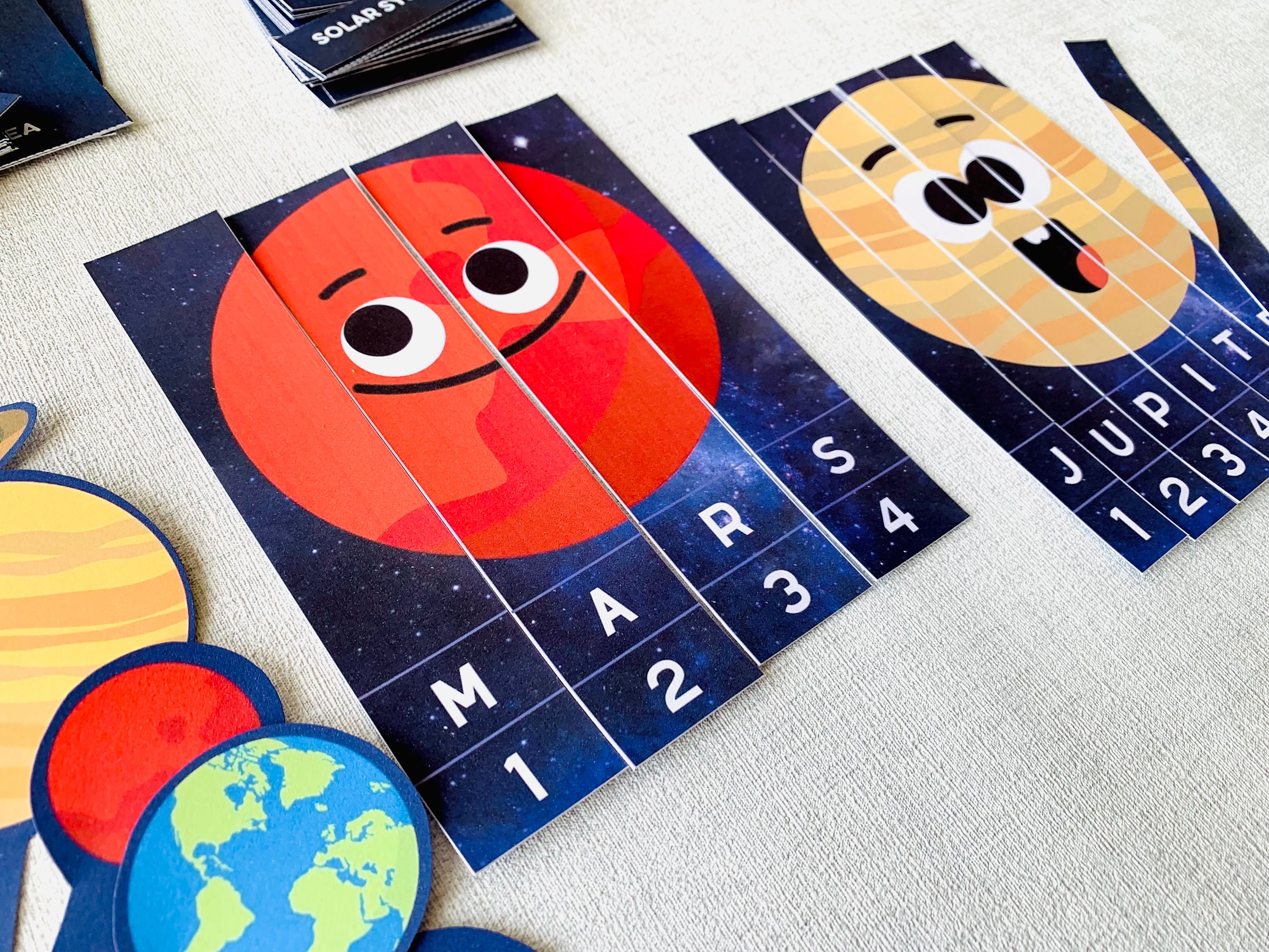Solar System Busy Book: Montessori Homeschool Learning (75 PDF Pages ...