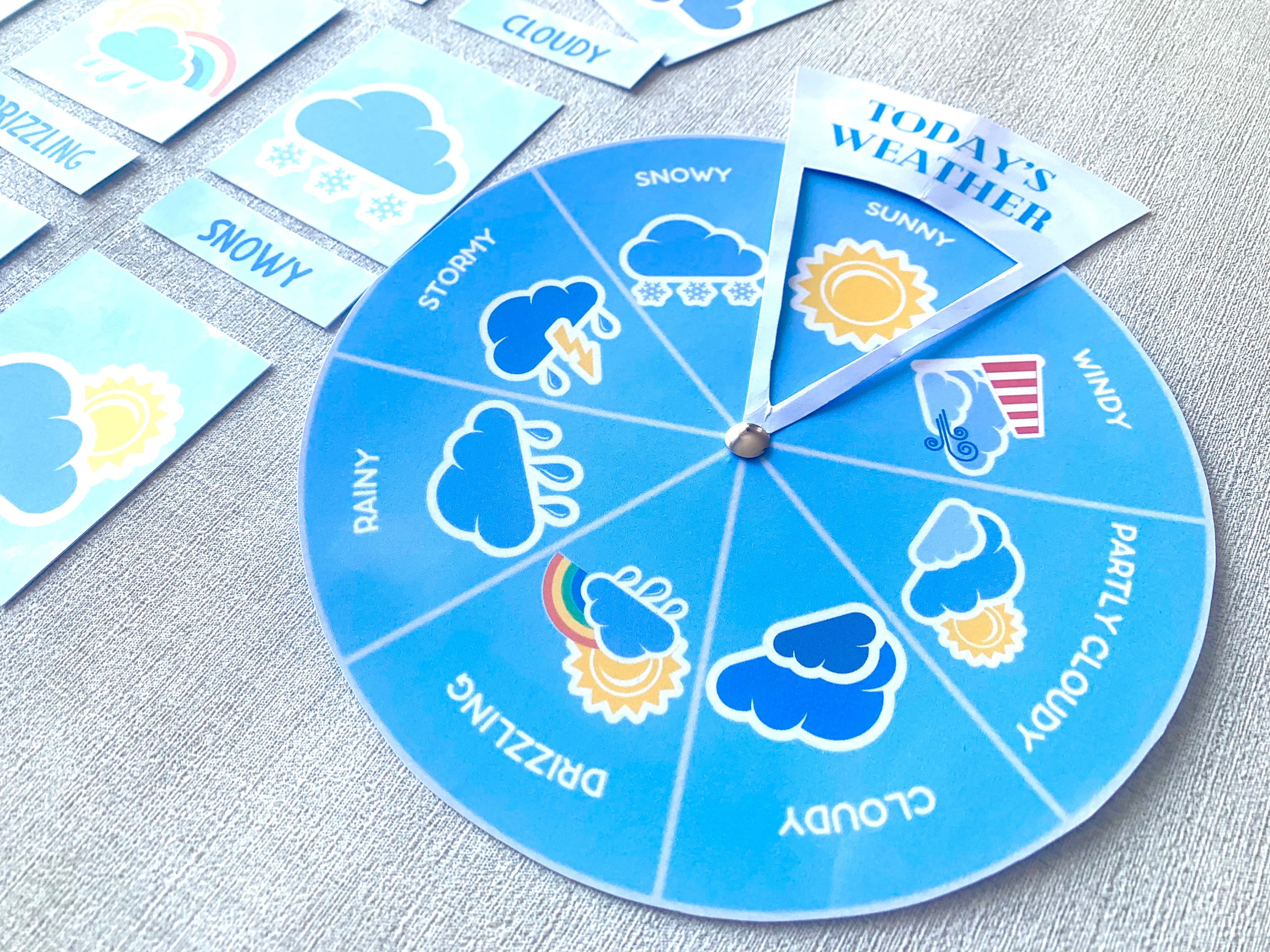 Weather Station Weather Chart Learning Binder Weather Wheel - Etsy ...