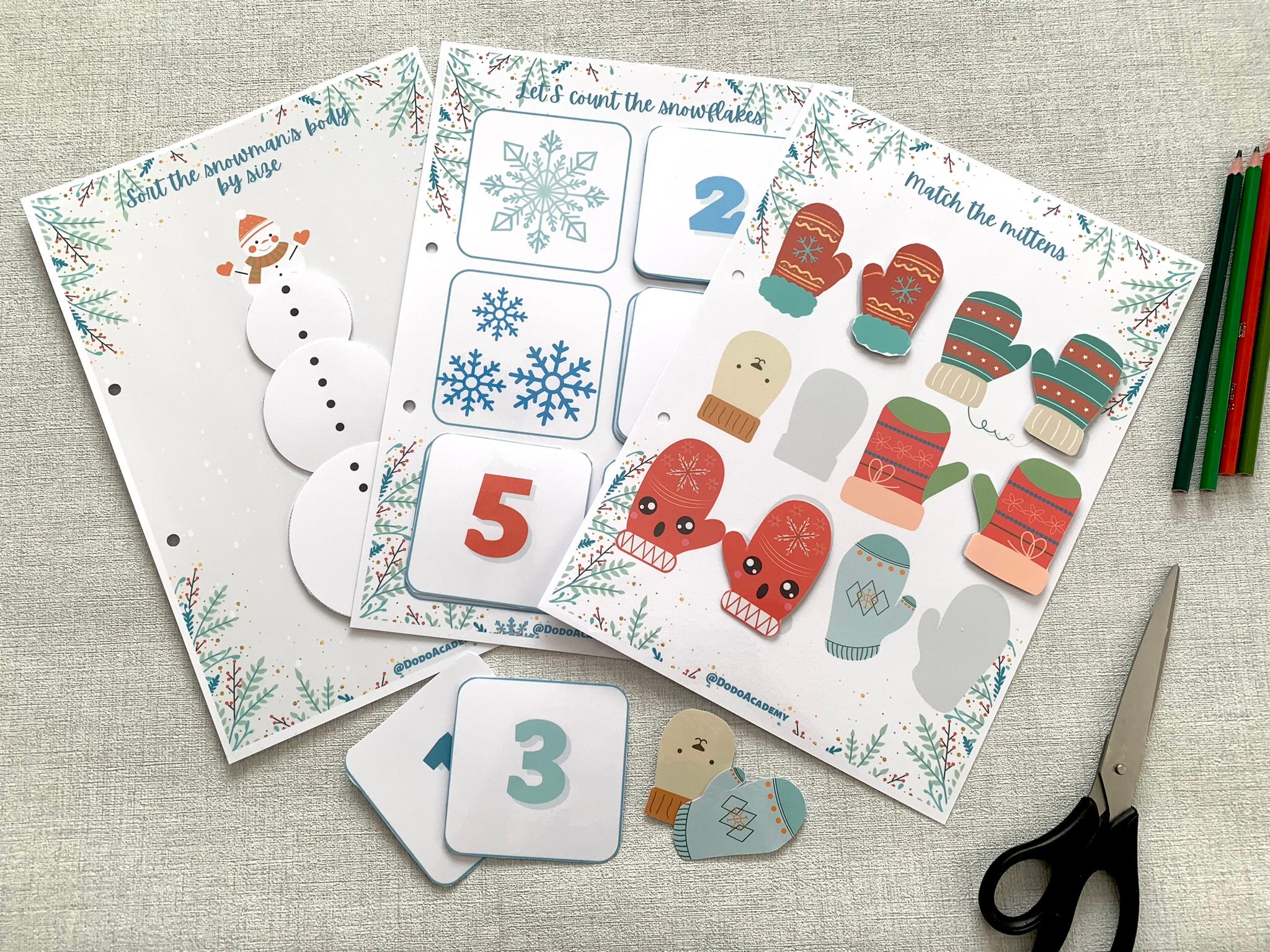 Christmas Busy Book Printable Toddler Christmas Activity - Etsy