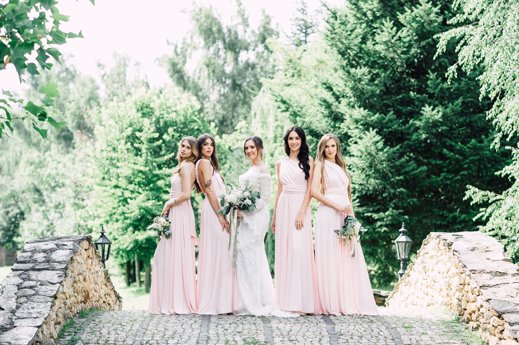 fiance pick bridesmaid dresses Mismatched Bridesmaid Dresses The Easy Way