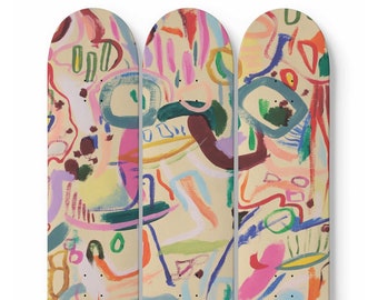 Skateboard Wall Art Etsy