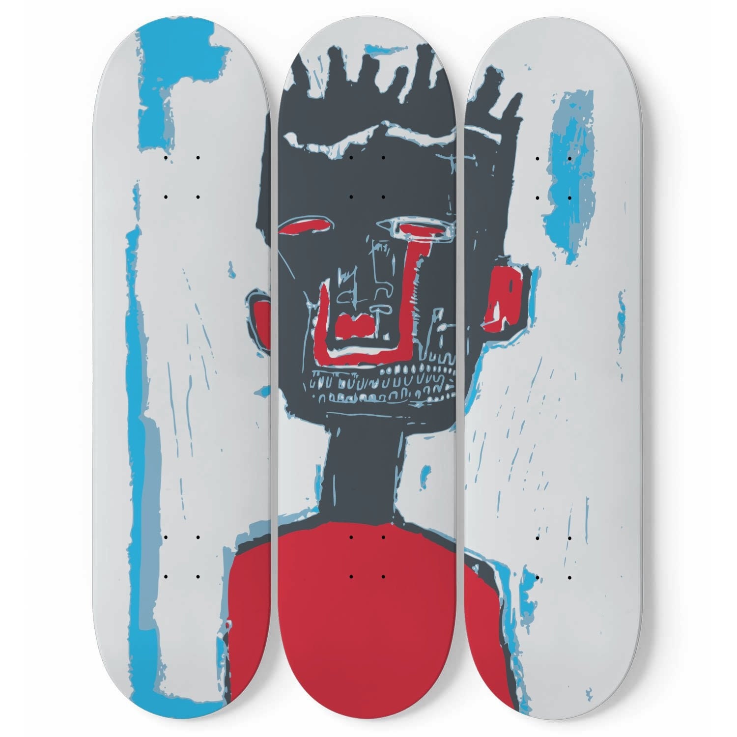 Jean Michel Basquiat 'Untitled' Pop Art Skateboard | Etsy