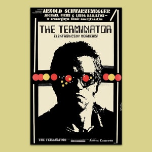 The Terminator 1984 Polish Movie Poster