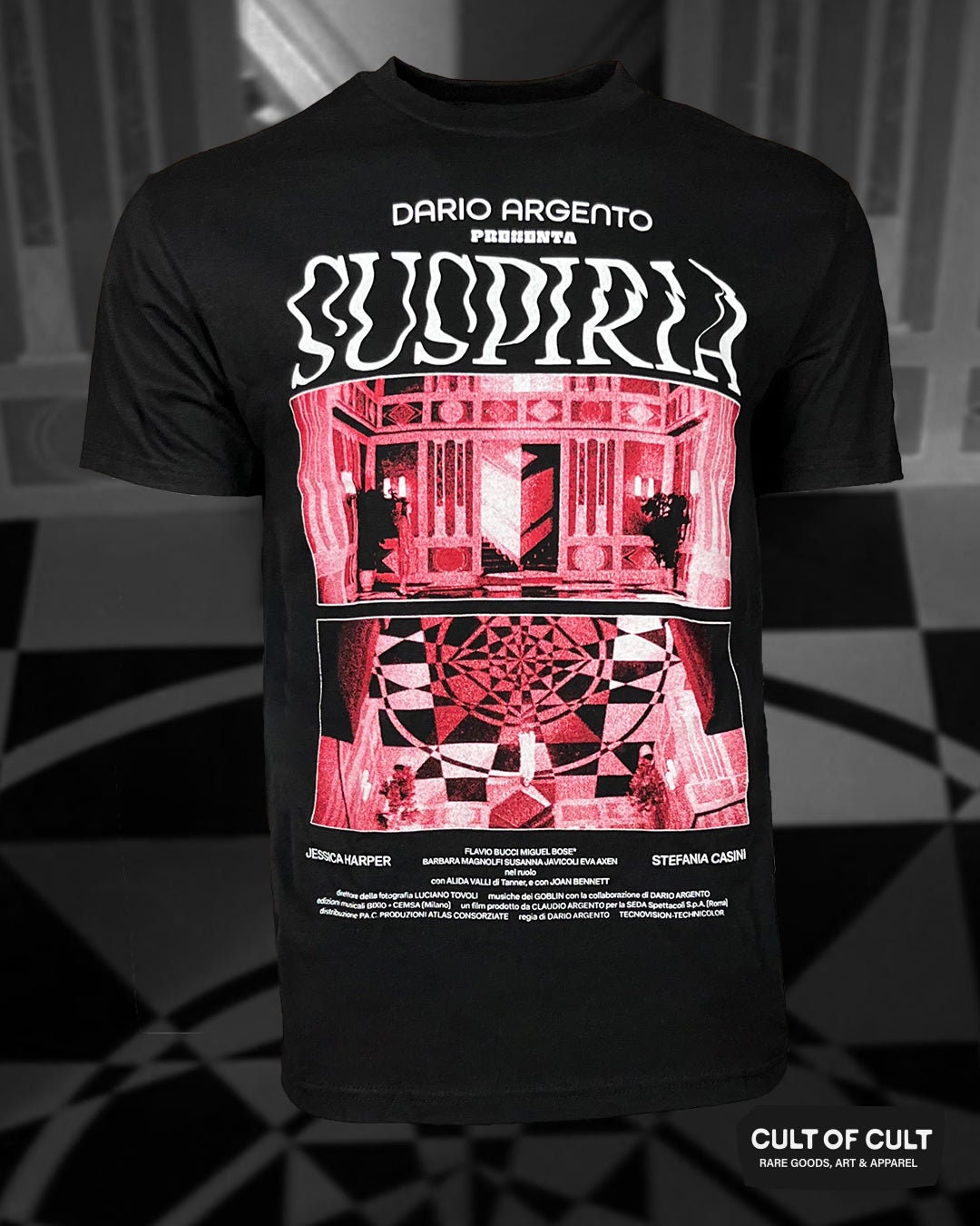 Suspiria 1977 Lobby Room T shirt
