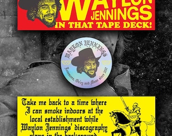 Waylon Jennings (Round Two) Stickers