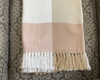 Peruvian alpaca throw blanket