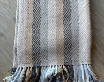 Peruvian alpaca throw blanket