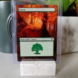 Forêt peinte Magic Land, Cartes à collectionner personnalisées, MTG, Carte magique personnalisée