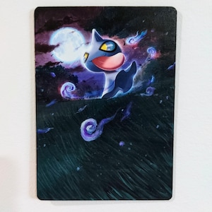 Carte peinte Shuppet - Cartes à collectionner personnalisées, oeuvres d'art Nintendo, oeuvres d'art de jeux vidéo, carte personnalisée