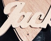 name, mdf words, 10cm tall, 100mm tall letters, wall plaques, toybox names, flower wall names, mdf blanks, name blanks, handcut