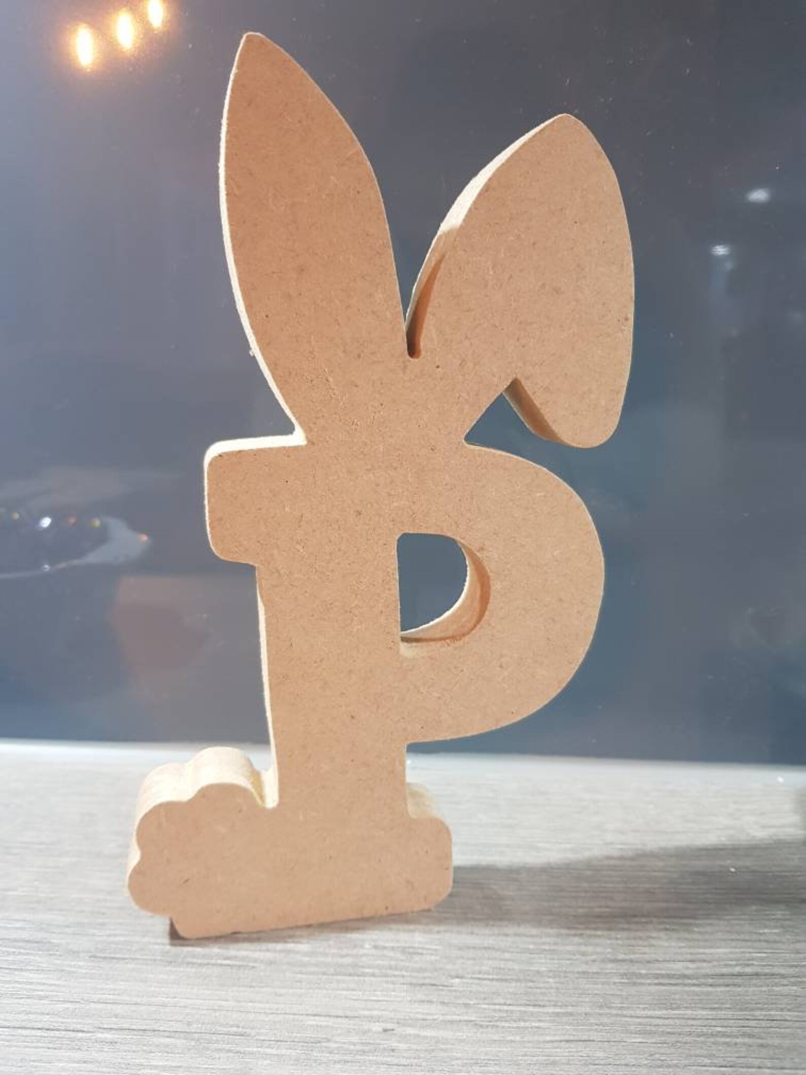 Bunny Ear Letters Mdf Rabbit Bunny Initial 18mm Thick - Etsy UK