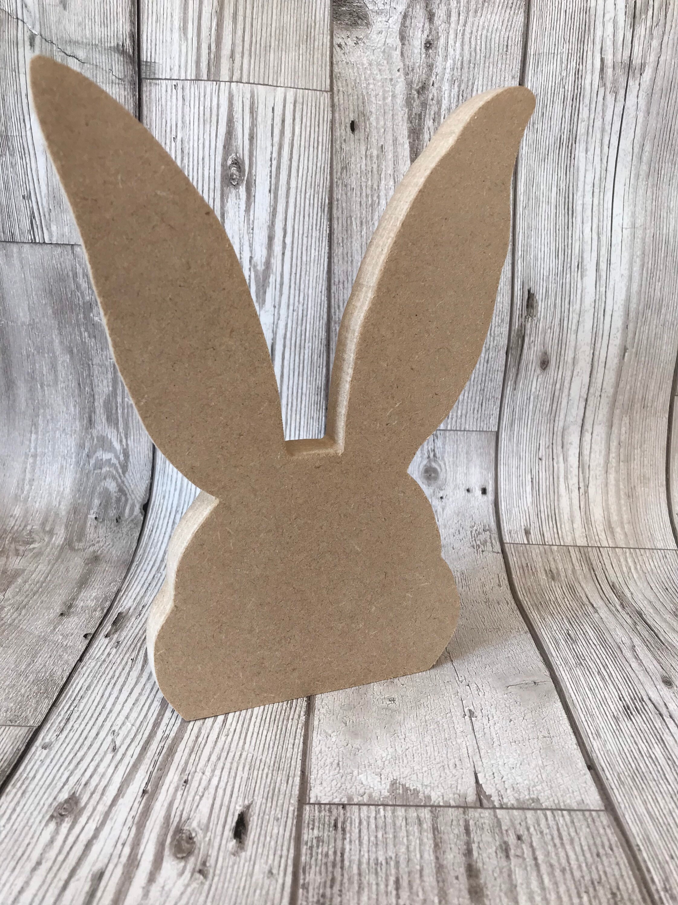 Bunny head mdf rabbit 20cm tall 200mm tall 18mm thick Etsy