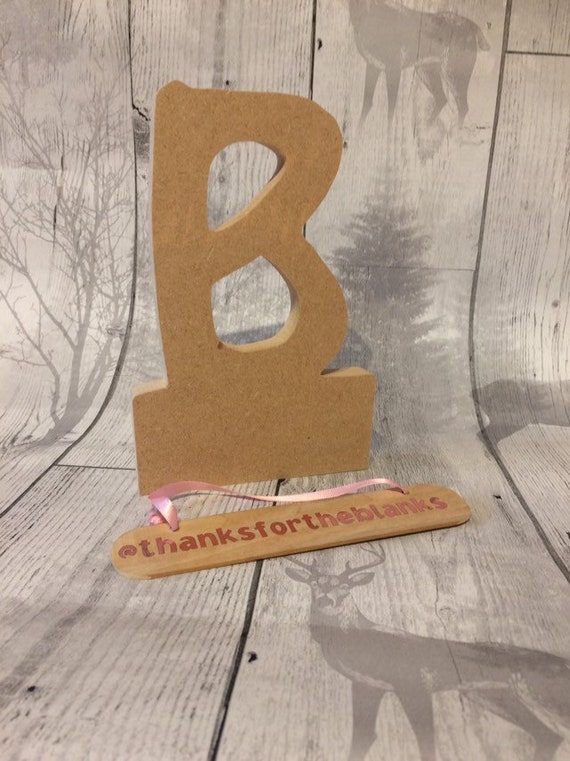 Free Standing LETTERS MDF in HOBO font wooden craft shape 150mm /& 200mm high