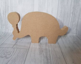 Elephant, balloons, elephant family freestanding MDF blank, craft blanks, handcut craft supplies, spring blanks, craft shapes, Set of 2