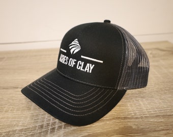 Acres of Clay Hat Black with Charcoal Mesh