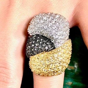Tri-Color-Kristall-Cocktail-Ring