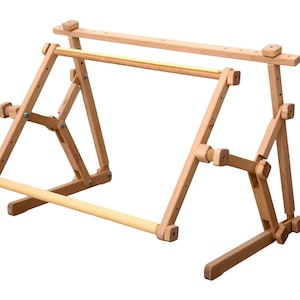 Oriole Universal Embroidery Stand. Sofa and Table Adjustable Wooden Frame for Stitching by Crafting Spark