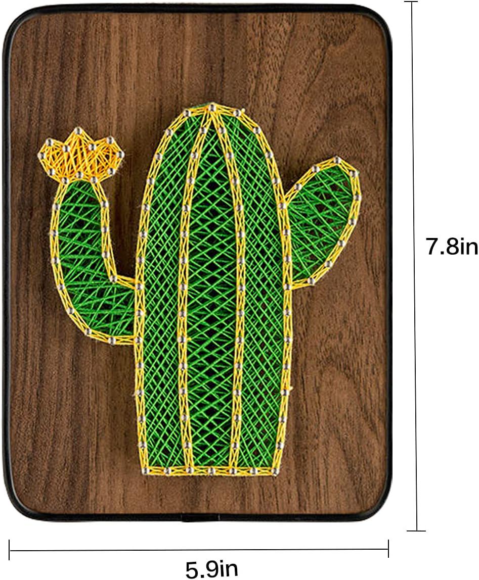 String Art DIY Kit – Cactus, Succulent, Clover & Lemon Designs. Floral ...