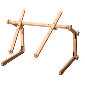 Sand Martin Universal Embroidery Stand. Wooden Sofa and Table Frame Holder without Hoop by Crafting Spark CSST1