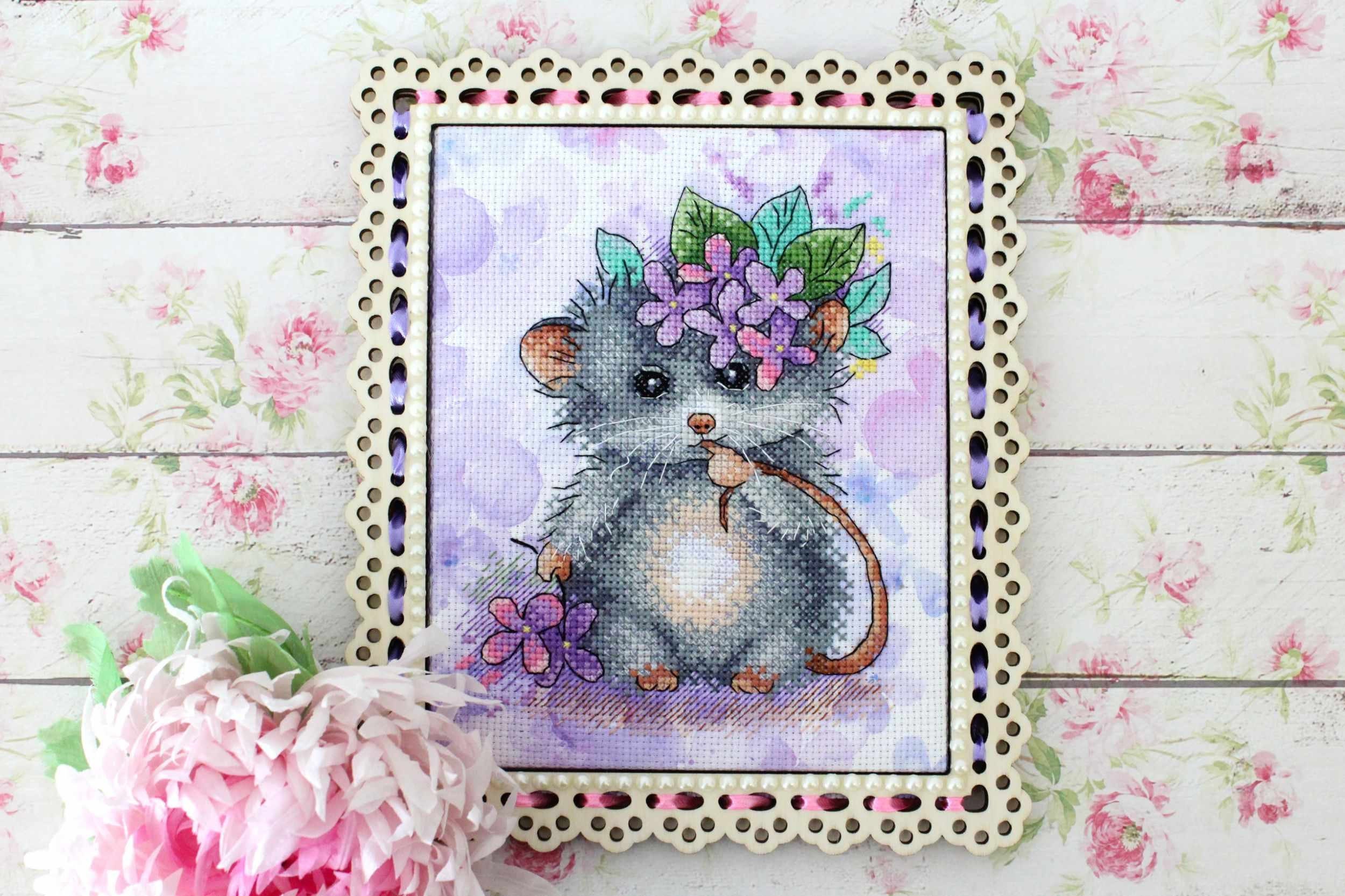 Набор для вышивания "м. Студия" анемоны отшив. Вышивка крестом домовой. Отшив северного оленя мп студия. П.