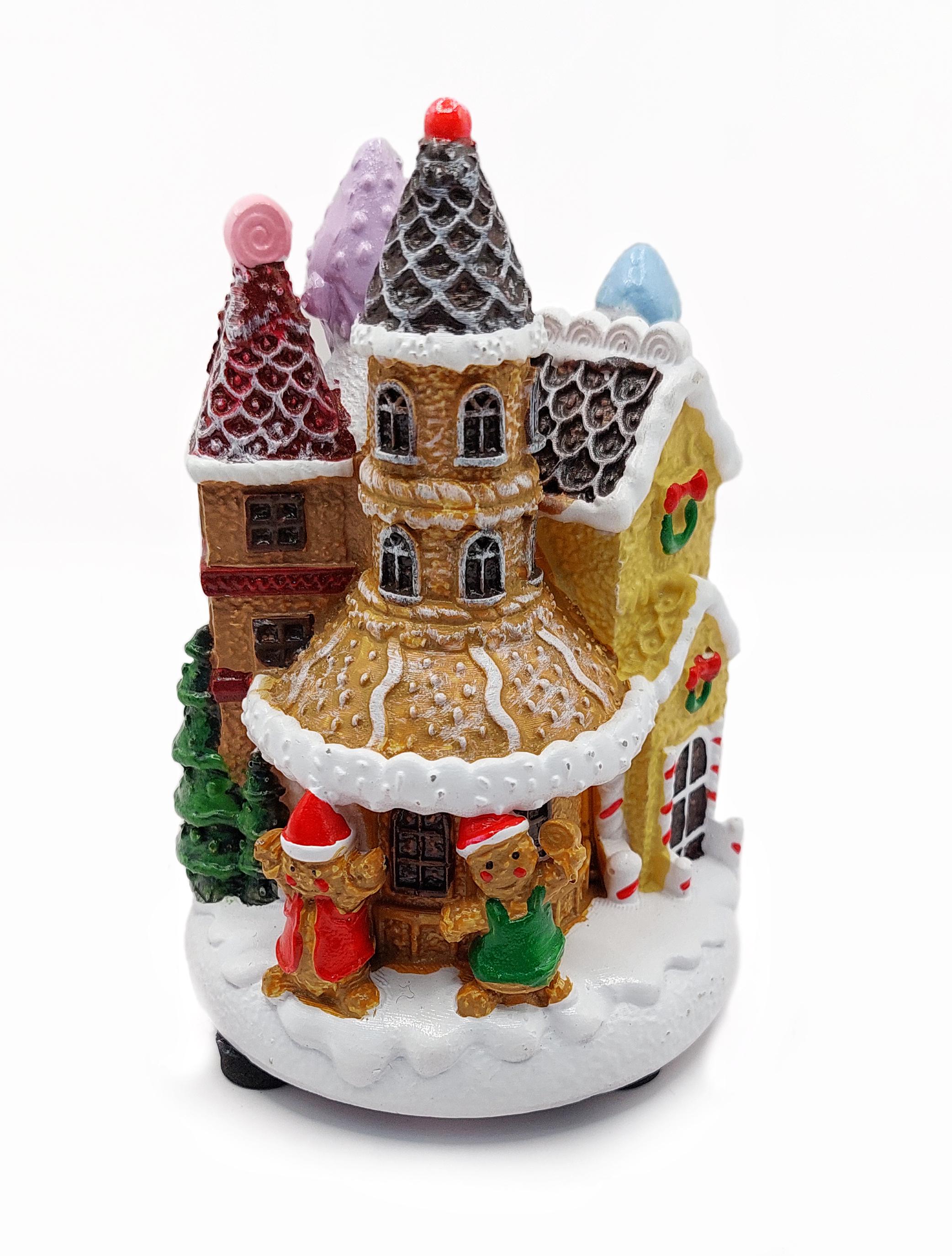 Christmas Village Set - Gingerbread Houses With Gingerbread Men ...