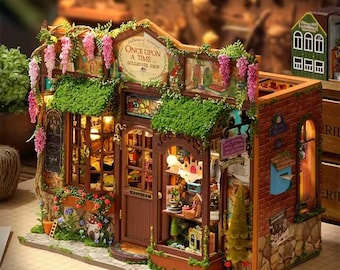 Kit de minicasa de muñecas para armar - Érase una vez. Kit de minicasa de muñecas de Wizardi F07M5-71-F-068-A