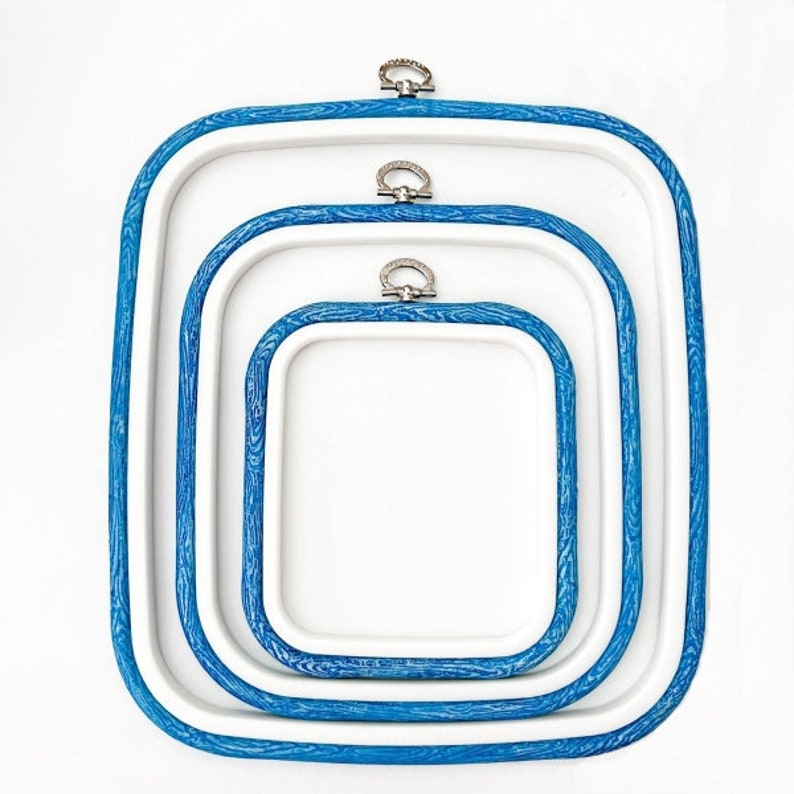 Pvc Hoop Style Frame Plastic Square Hoop Nurge Blue in Different Sizes. Good Stretch Plastic ...