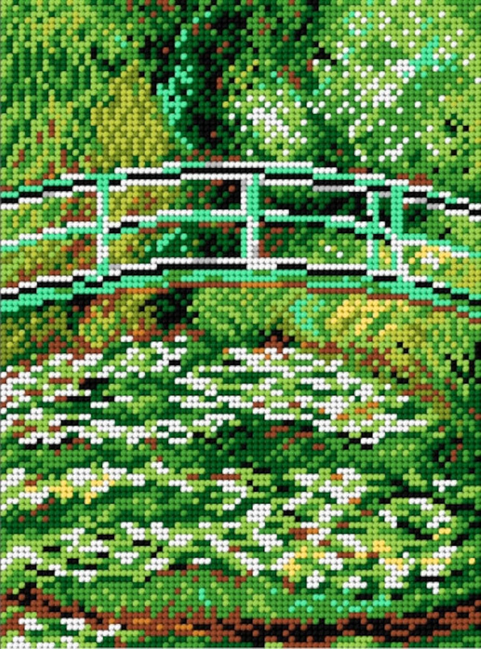 Water Lily Claude Needlepoint Canvas for Half Stitch Etsy