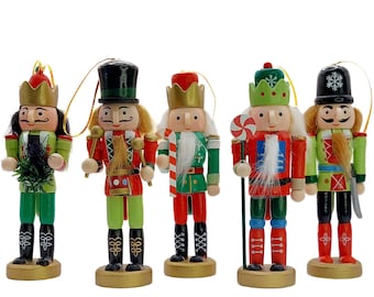 Christmas Nutcracker Set – Royal Nutcracker Soldiers in Festive Uniforms by Wizardi F07M14-15-N01626
