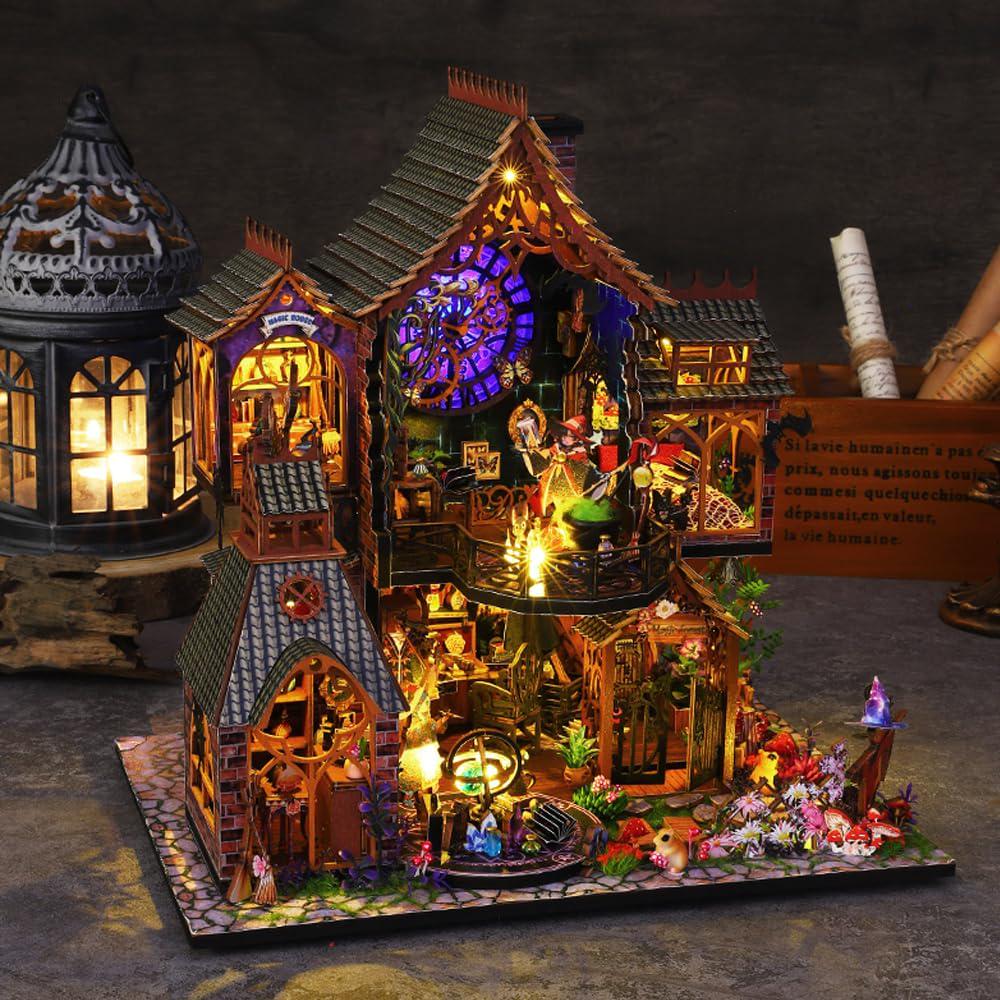 Miniature Roombox Kit - Magic Forest. DIY Dollhouse Kit With Furniture ...
