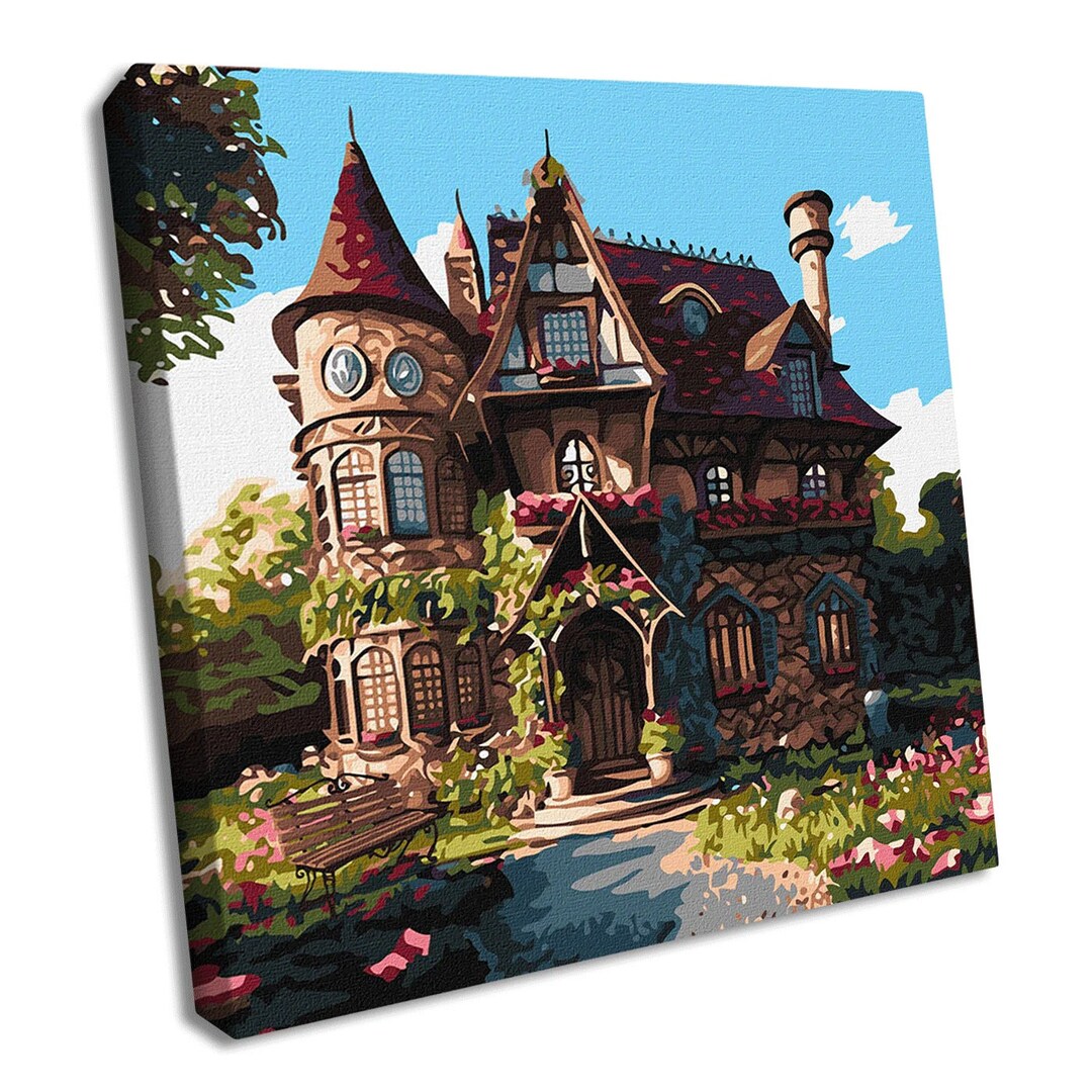 The Cozy Palace - Paint by Numbers Kit 15.75 X 15.75 In. USA Shipping ...