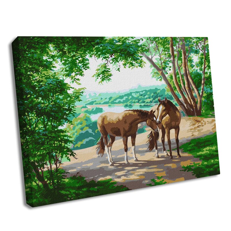 Paint by Number Horses - Etsy