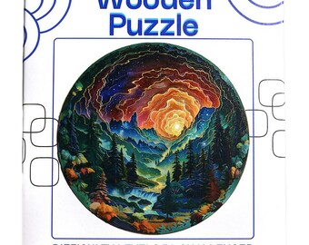 Mountains Landscape - Jigsaw Wooden Puzzle 11.69