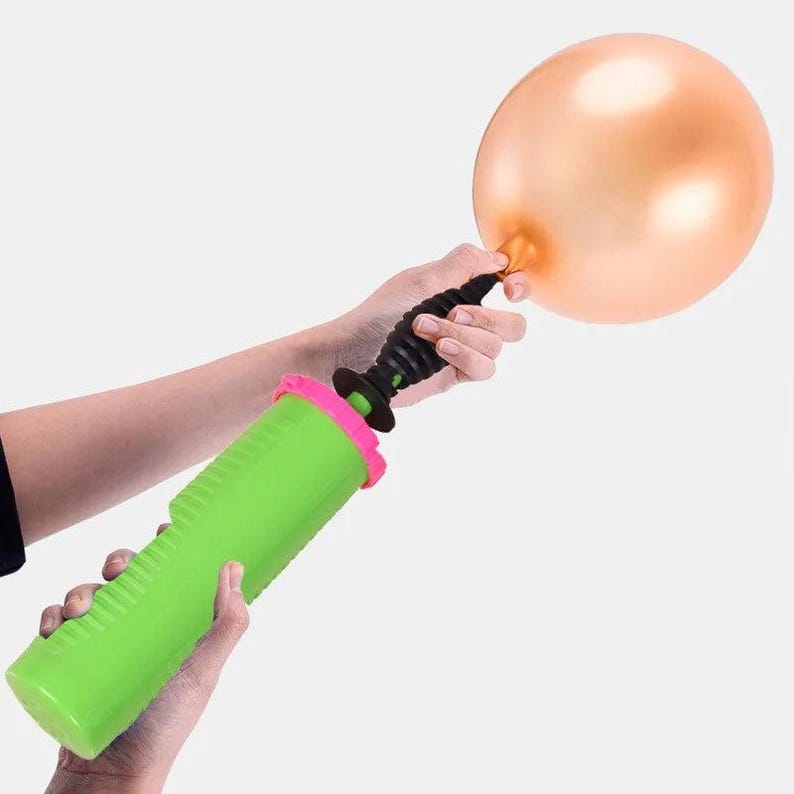 Manual Balloon Pump - Easy Hand Air Inflator for Party Balloons and ...