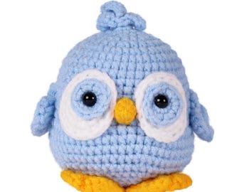 Blue Bird - DIY Amigurumi Crochet Kit. Handmade Toy Crochet Craft Kit for All Skill Levels by Wizardi F07N8-M57