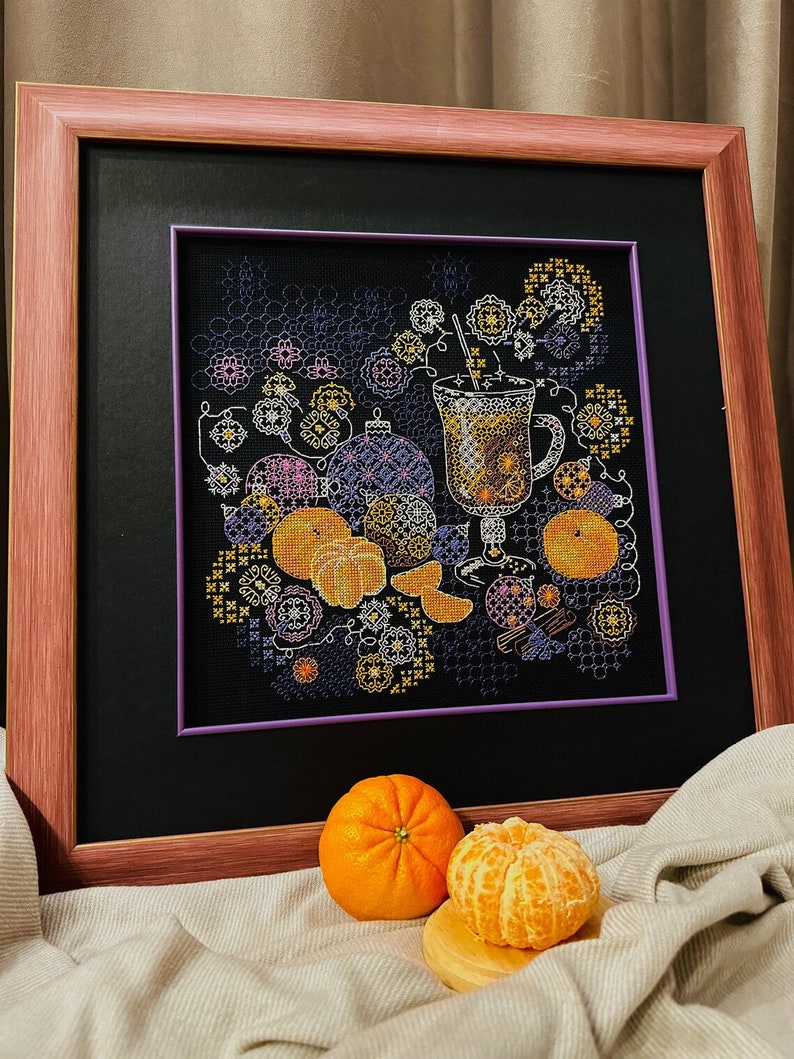 Orange Mood Cross Stitch