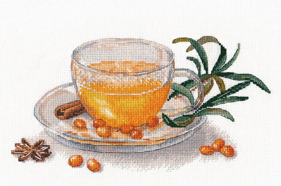 Tea Set Diamond Painting Kit Embroidery Lemon Pot Flower Cross Stitch Art  Decor