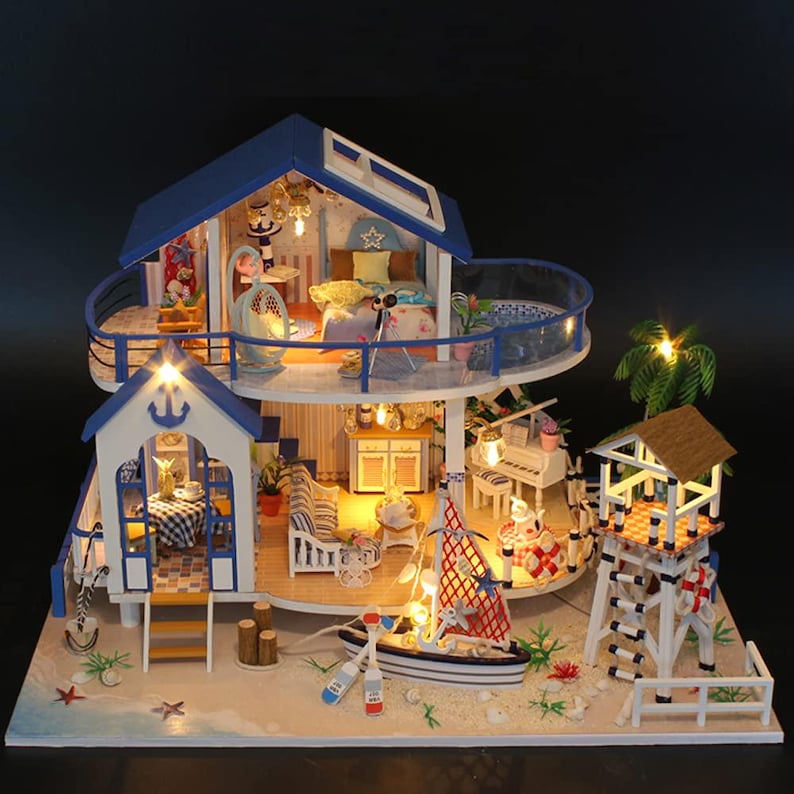 Miniature Roombox Kit - Legend of Blue Sea. DIY Dollhouse Kit With ...