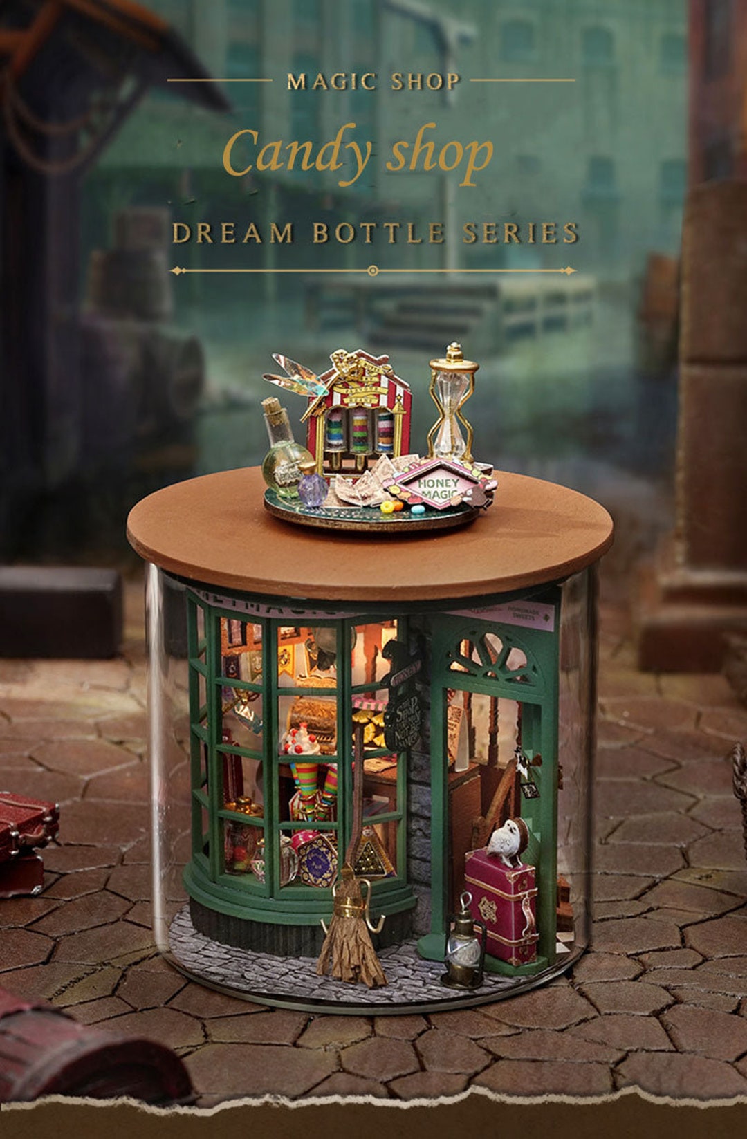 Miniature Wizardi Roombox Kit - Magic Shop. Home Decor. DIY Roombox Kit ...