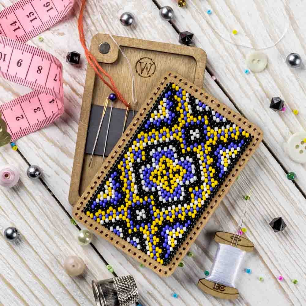Kit for Creating a Pin Cushion. Needles Organizer by Wonderland Crafts FLZB(N)-100