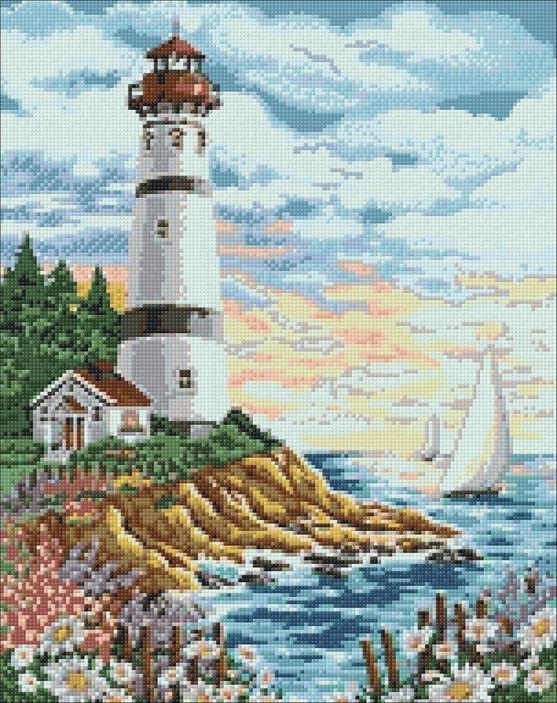Pirate's Lighthouse DIYダイヤモンドアートキット Pirate's Lighthouse – Diamond Art Club
