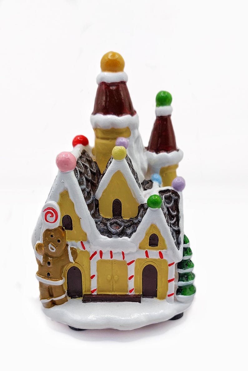 Christmas Village Set - Gingerbread Houses With Gingerbread Men ...