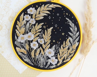 DIY Cross-stitch kit - Shine from the starlight. Needlecraft Kit. Handmade Decoration. Cross Stitch Embroidery Pattern by Abris Art AHM-080