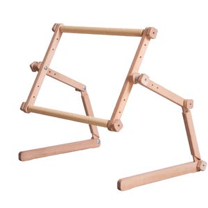 Bullfinch Universal Embroidery Stand. Wooden Sofa and Table Frame for Stitching Comfort by Crafting Spark