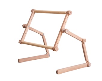 Bullfinch Universal Embroidery Stand. Wooden Sofa and Table Frame for Stitching Comfort by Crafting Spark