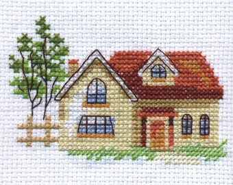 20+ Cross Stitch House Pattern