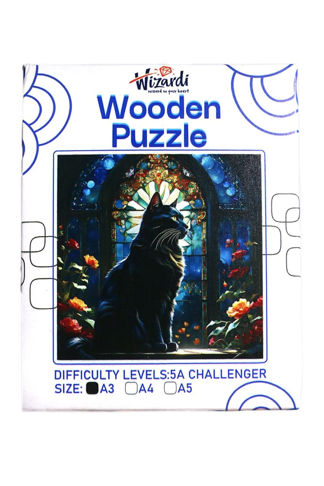 Black Cat - Jigsaw Wooden Puzzle 11.61