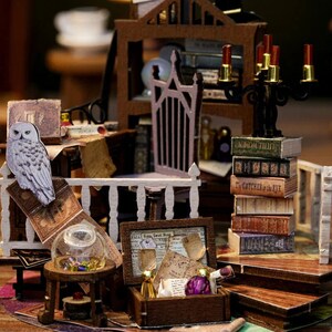 Miniature Wizardi Roombox Kit - Magic House. Home Decor. DIY Roombox ...
